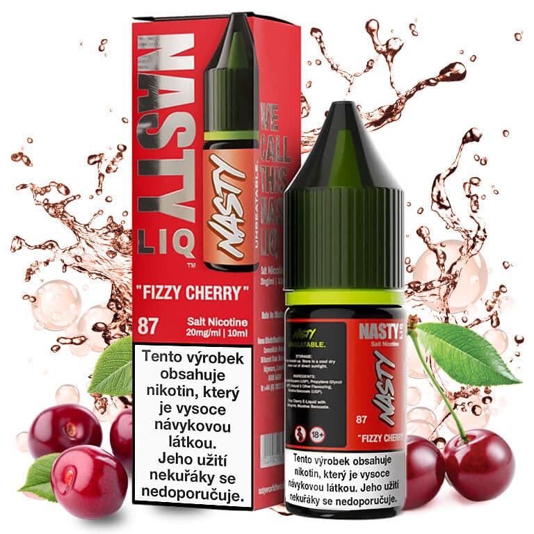 Nasty LIQ Salt Fizzy Cherry Salt e-liquidy - hlavní obrázek