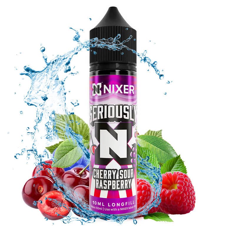 Nixer Seriously S&V Cherry Sour Raspberry Příchutě - hlavní obrázek