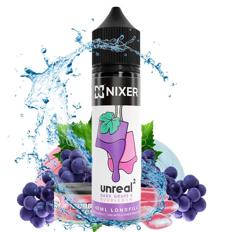Nixer Unreal 2 S&V Dark Grape & Bubblegum Příchutě - hlavní obrázek
