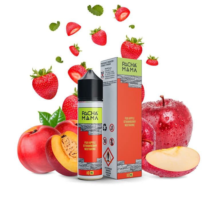 Pacha Mama S&V Fuji Apple Strawberry Nectarine Příchutě - hlavní obrázek