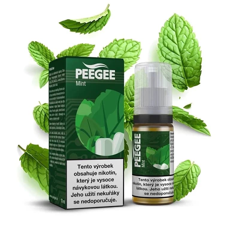 PEEGEE E-liquid Máta E-liquidy a náplně - hlavní obrázek