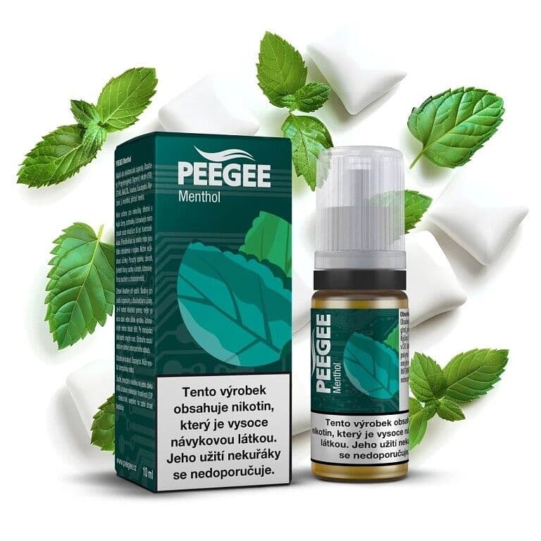 PEEGEE Mentol Mentolové e-liquidy - hlavní obrázek