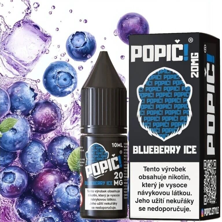 Popič! Salt e-liquid Blueberry Ice Salt e-liquidy - hlavní obrázek