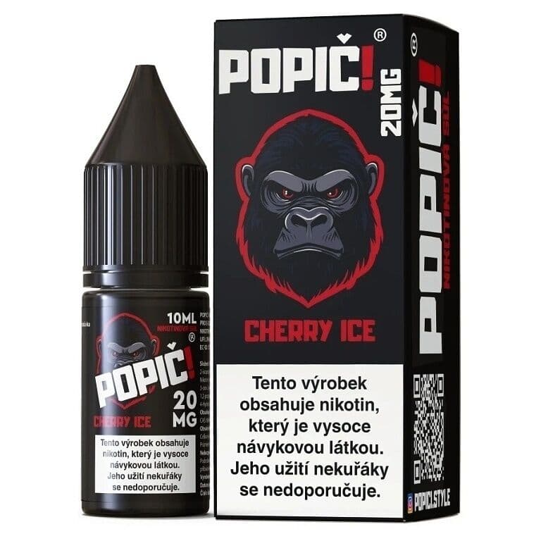 Popič! Salt e-liquid Cherry Ice Salt e-liquidy - hlavní obrázek