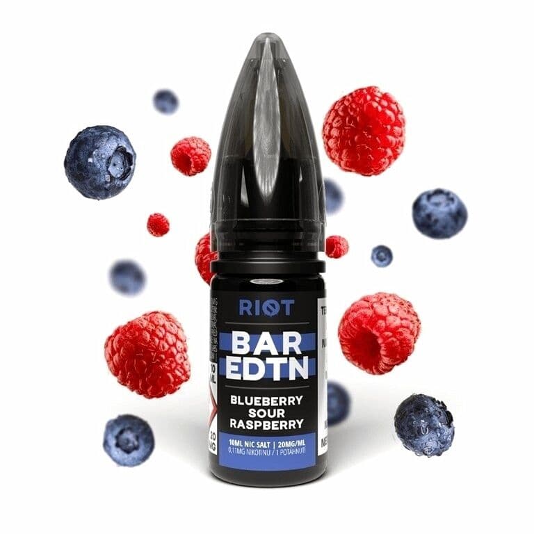 Riot BAR EDTN Salt e-liquid Blueberry Sour Raspberry Salt e-liquidy - hlavní obrázek