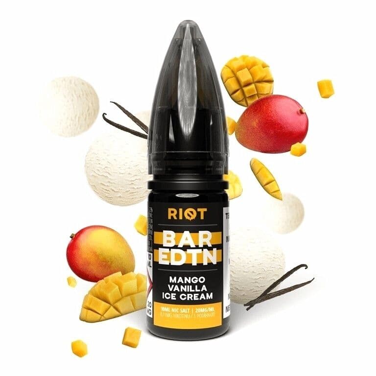 Riot BAR EDTN Salt e-liquid Mango Vanilla ICE Cream Salt e-liquidy - hlavní obrázek