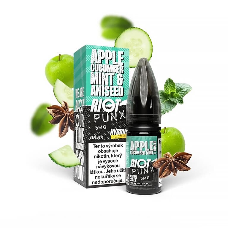 Riot SALT Hybrid Apple Cucumber Mint & Aniseed Salt e-liquidy - hlavní obrázek