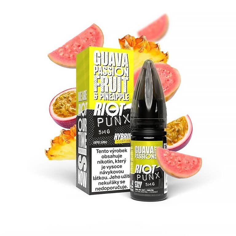 Riot SALT Hybrid Guava Passionfruit & Pineapple Salt e-liquidy - hlavní obrázek