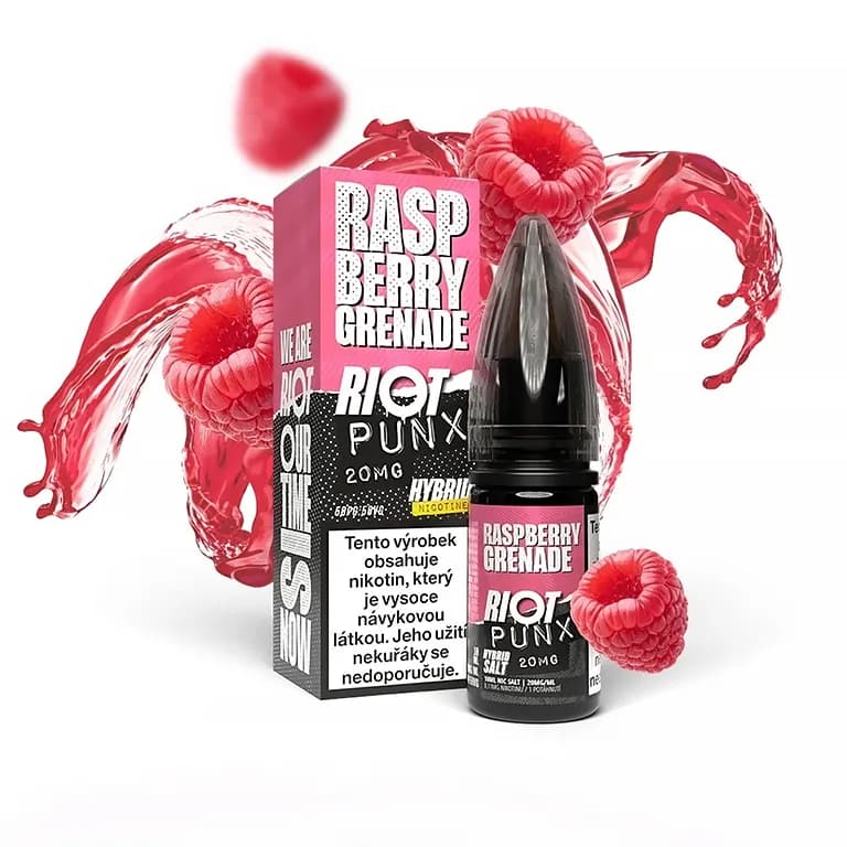 Riot SALT Hybrid Raspberry Grenade Salt e-liquidy - hlavní obrázek