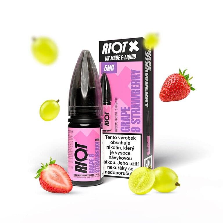 Riot X Salt Grape & Strawberry 5mg