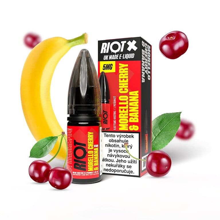Riot X Salt Morello Cherry & Banana 5mg