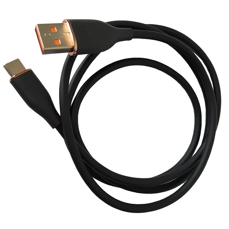 Rychlonabíjecí kabel USB-C 66W 1m černý Baterie a nabíječky - hlavní obrázek