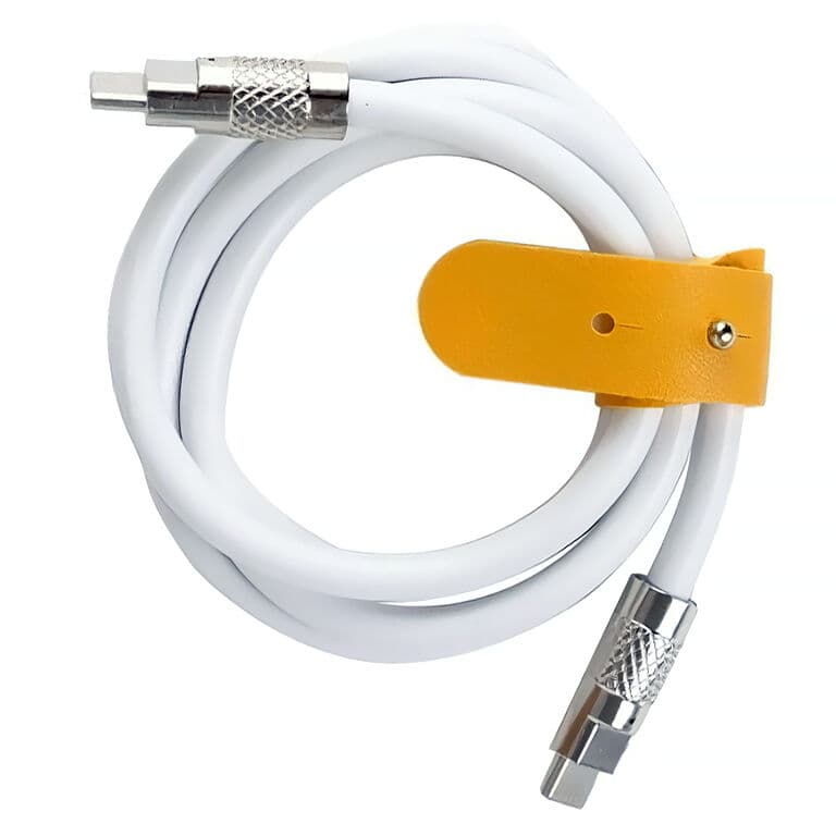 Rychlonabíjecí kabel USB-C/USB-C 60W 1m bílý Baterie a nabíječky - hlavní obrázek