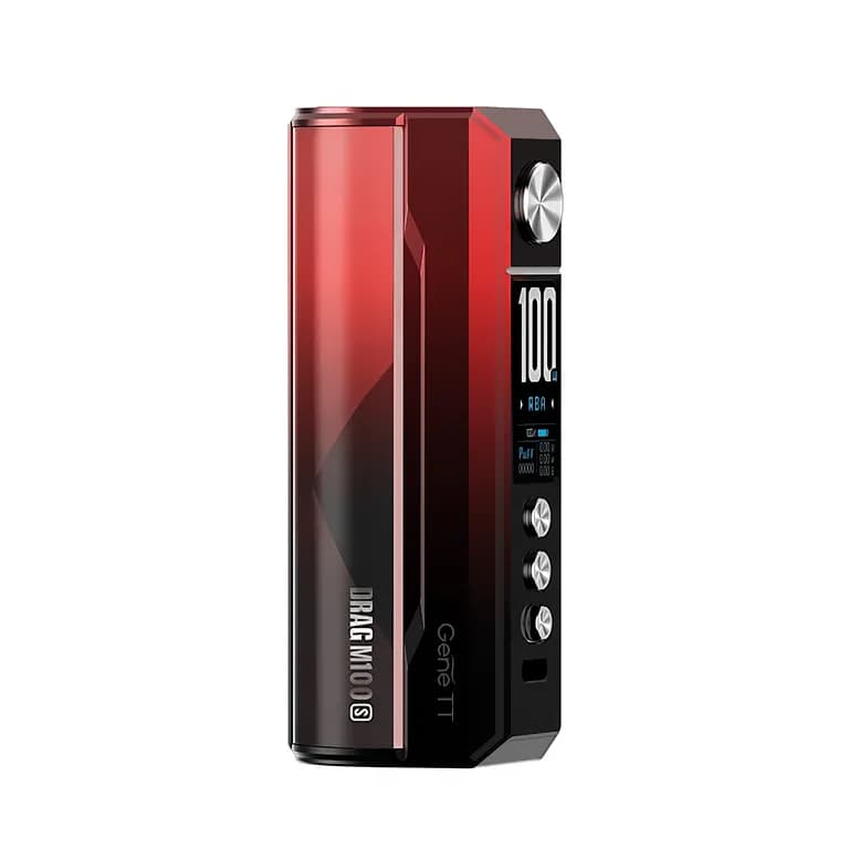 VooPoo Drag M100S Mod Easy Grip Red & Black Klasické gripy a mody - hlavní obrázek