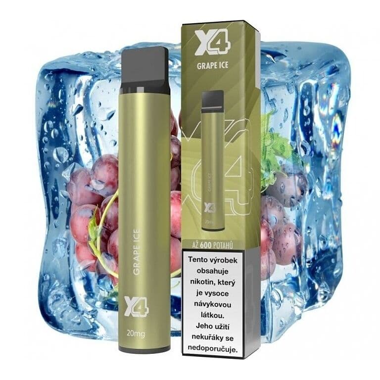 X4 Bar ZERO Grape ICE Elektronické cigarety - hlavní obrázek