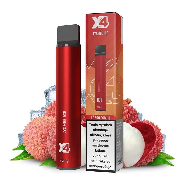X4 Bar Lychee ICE Elektronické cigarety - hlavní obrázek