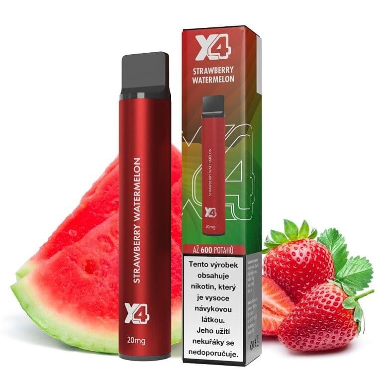 X4 Bar Strawberry Watermelon Elektronické cigarety - hlavní obrázek