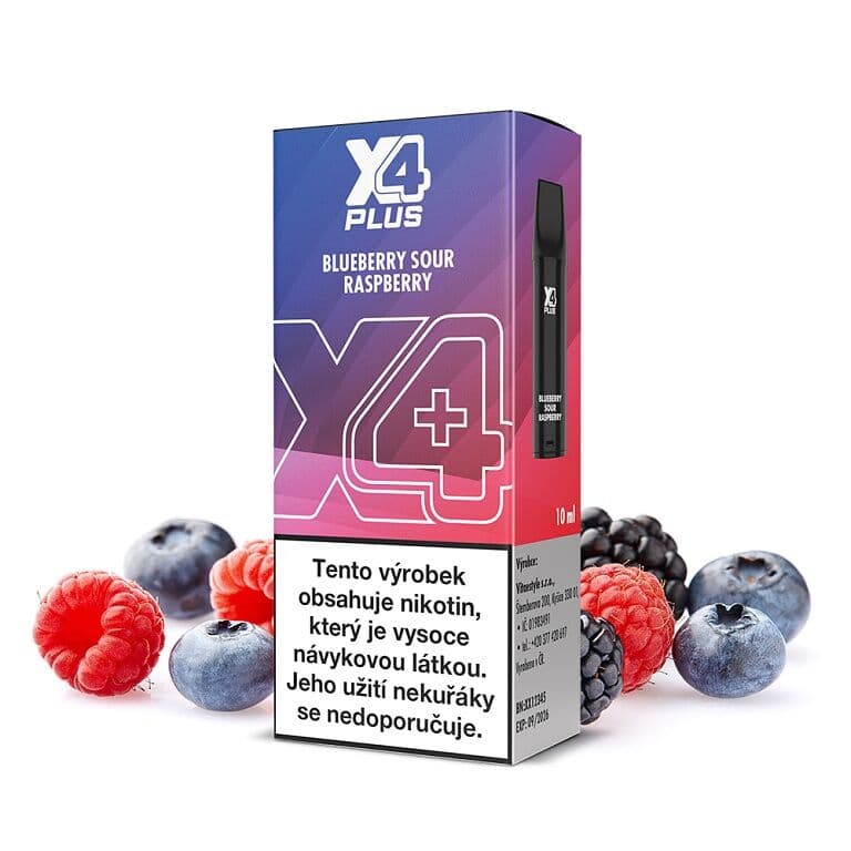 X4 Plus Pod Cartridge Blueberry Sour Raspberry Elektronické cigarety - hlavní obrázek