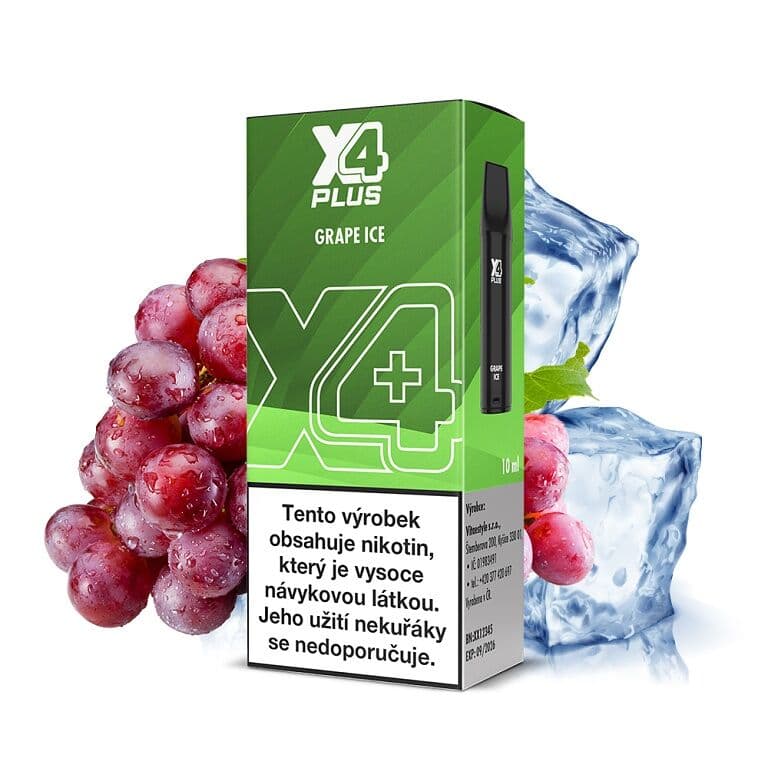 X4 Plus Pod Cartridge Grape ICE Elektronické cigarety - hlavní obrázek