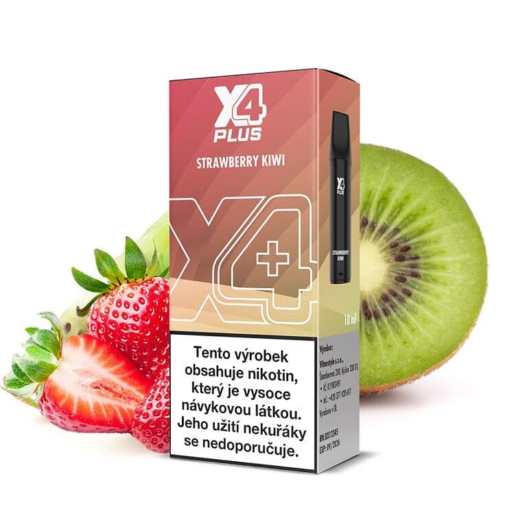 X4 Plus Pod Cartridge Strawberry Kiwi Elektronické cigarety - hlavní obrázek