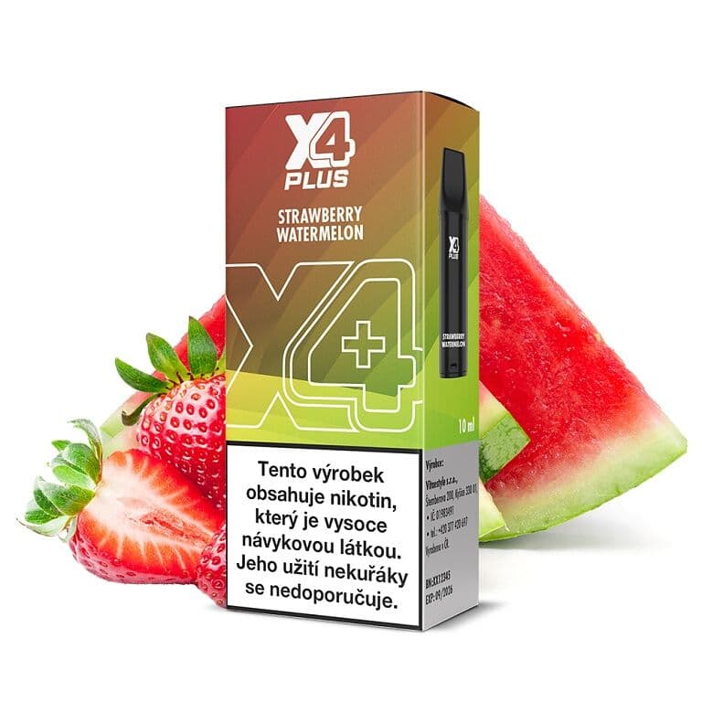 X4 Plus Pod Cartridge Strawberry Watermelon Elektronické cigarety - hlavní obrázek